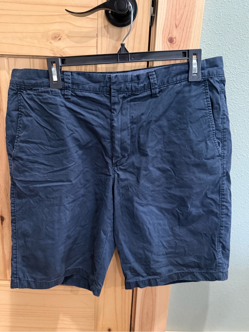 Men's Classic Navy Cotton Shorts